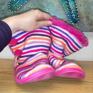 Y2K Colorful Plush Slippers